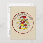 USS Bunker Hill Briefkaart (Voorkant / Achterkant)