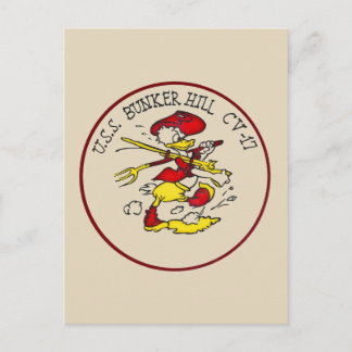 USS Bunker Hill Briefkaart