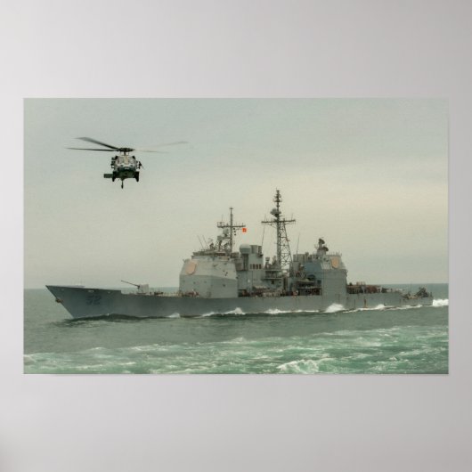 USS Bunker Hill (CG 52) Poster (Voorkant)
