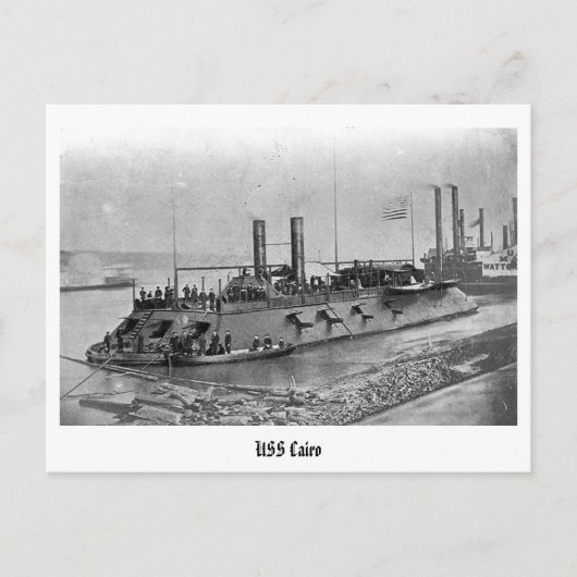 USS Cairo-Briefkaart Briefkaart (Voorkant)