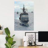 USS Cape St. George (CG 71) Poster (Thuiskantoor)