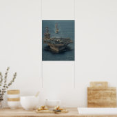 USS Carl Vinson (CVN 70) Poster (Keuken)