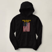 USS Carl Vinson CVN-70 Vliegtuig Carrier Veteran's Hoodie (Design voorkant)