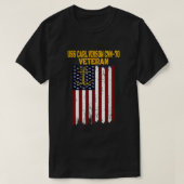 USS Carl Vinson CVN-70 Vliegtuig Carrier Veteran's T-shirt (Design voorkant)
