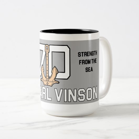 USS CARL VINSON MOK CVN-70 STERKTE VAN HET ZEE (Voorkant rechts)