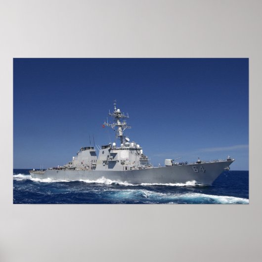 USS Carney (DDG 64) Poster (Voorkant)