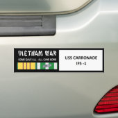 USS CARRONADE VIETNAM WAR VETERAN BUMPERSTICKER (Op auto)