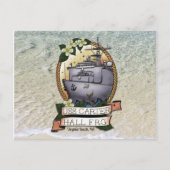 USS Carter Hall FRG Briefkaart (Voorkant)
