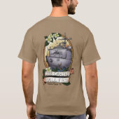 USS Carter Hall FRG Mannen voor/achter T-Shirt (Achterkant)