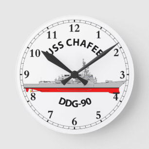 USS CHAFEE - DDG-90 - ARLEIGH BURKE RONDE KLOK