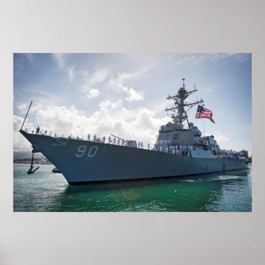 USS Chafee (DDG 90) Poster (Voorkant)