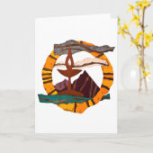 USS chalice, Unitarian Universalist, UU, chalice, Kaart (Gele Bloem)