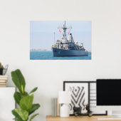 USS Champion (MCM 4) Poster (Thuiskantoor)