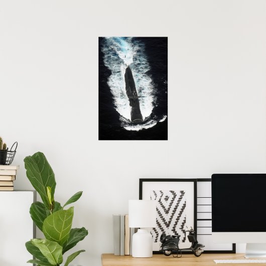 USS Chicago (SSN-721) Poster (Thuiskantoor)