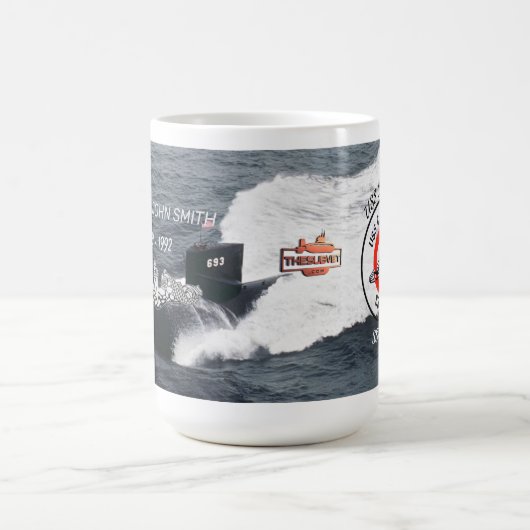 USS Cincinnati (SSN-693) Mok W/Achtergrond (Center)