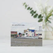 USS Cobia SS245 Post Kaart (Staand voorkant)