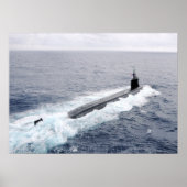 USS Connecticut (SSN 22) Poster (Voorkant)
