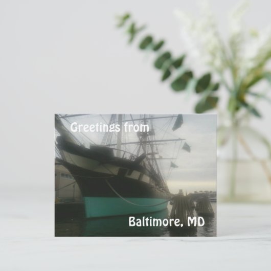 USS Constellation Briefkaart (Staand voorkant)