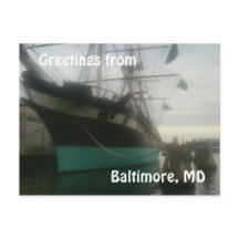 USS Constellation Briefkaart