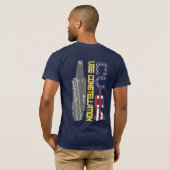 USS CONSTELLATION CV-64 T-Shirt (Achterkant volledig)