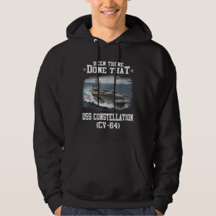 USS Constellation CV-64 Veteraan Fa Hoodie