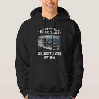 USS Constellation CV-64 Veteraan Fa Hoodie