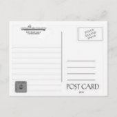 USS CONSTELLATION CV-64 VLIEGTUIG Briefkaart (Achterkant)