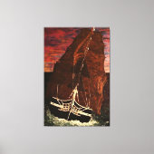 USS CONSTITUTIE CANVAS AFDRUK (Voorkant)