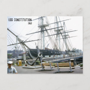 USS Constitution 1963 Briefkaart