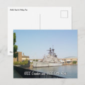 USS Croaker and USS Little Rock Briefkaart (Voorkant / Achterkant)