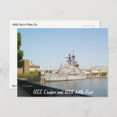 USS Croaker en USS Little Rock Briefkaart (Voorkant / Achterkant)