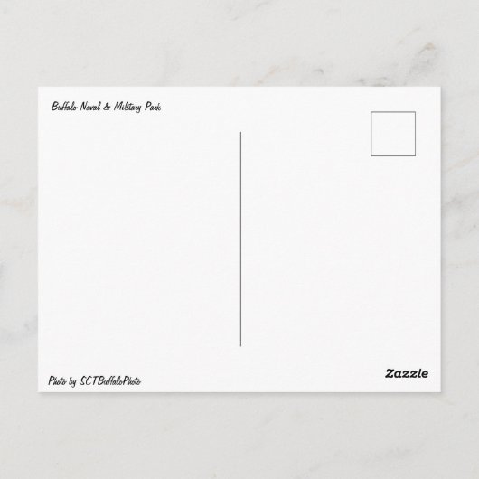 USS Croaker en USS Little Rock Briefkaart (Achterkant)