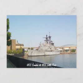 USS Croaker en USS Little Rock Briefkaart