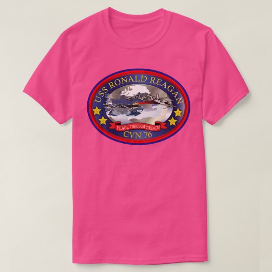 USS CVN T-SHIRT (Design voorkant)