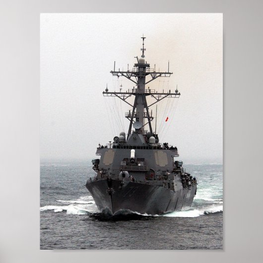USS Decatur (DDG 73) Poster (Voorkant)