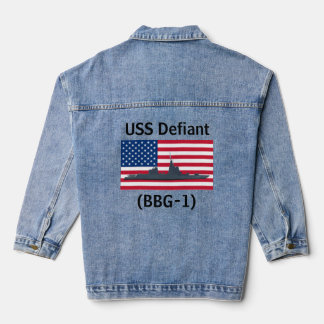 USS Defiant (BBG-1) Denim Jacket