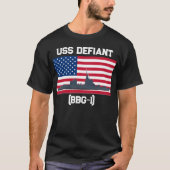 USS Defiant (BBG-1) T-shirt (Voorkant)
