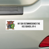 USS Denver LPD-9 Decommissioning Sticker (SON) (Op auto)