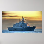 USS Detroit (LCS-7) Poster (Voorkant)