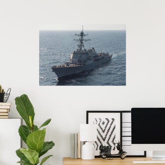 USS Dewey (DDG 105) Poster (Thuiskantoor)
