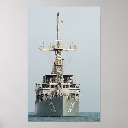 USS Dexterous (MCM 13) Poster (Voorkant)