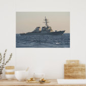 USS Donald Cook (DDG 75) Poster (Keuken)