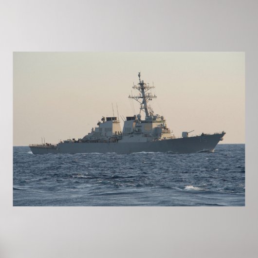 USS Donald Cook (DDG 75) Poster (Voorkant)