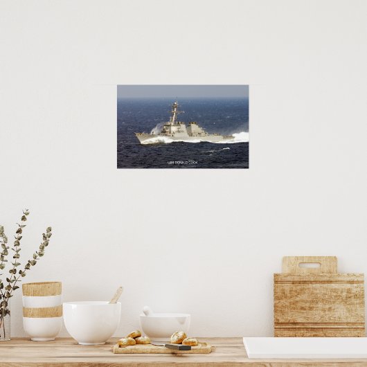USS Donald Cook Poster (Keuken)