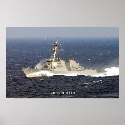 USS Donald Cook Poster (Voorkant)