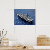 USS Dwight D. Eisenhower (CVN 69) Poster (Keuken)