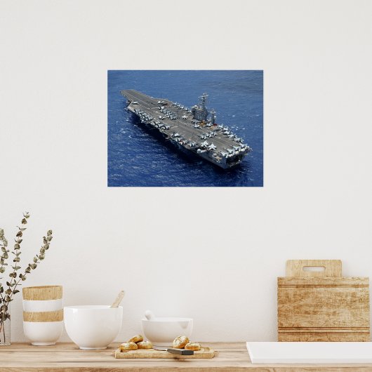 USS Dwight D. Eisenhower (CVN 69) Poster (Keuken)