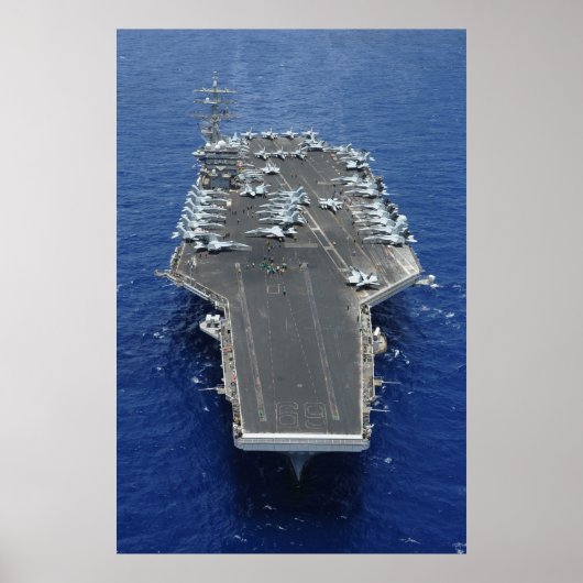 USS Dwight D. Eisenhower (CVN 69) Poster (Voorkant)