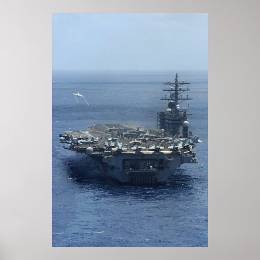 USS Dwight D. Eisenhower (CVN 69) Poster (Voorkant)