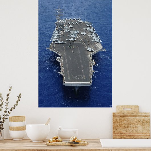 USS Dwight D. Eisenhower (CVN 69) Poster (Keuken)
